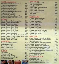 Sai Sandwich menu 1