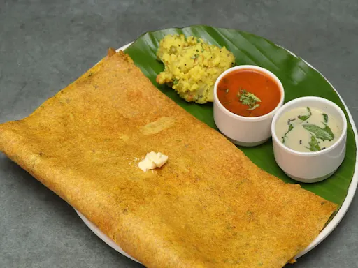 Rava Masala Dosa Mini Kara Bath With Tea /Coffee