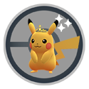 Pikachu coiffé d’une couronne en pyrite