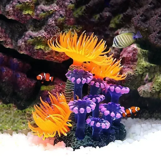 Artificial Underwater Coral Aquarium Fish Tank Simulation Decoration Aquarium Backgrounds Plants Water Grass Accessorie