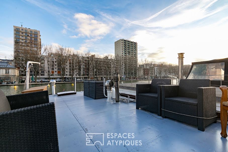 Vente péniche 2 pièces 30 m² à Paris 19ème (75019), 165 000 €