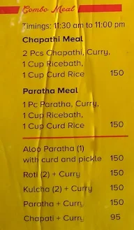 Nandi Upachar menu 2