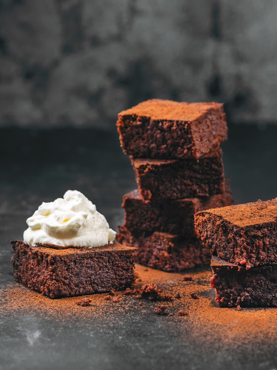 Delicious chocolatey beetroot brownies.