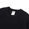 as m nl cable knit sweater ls 22ho-i black