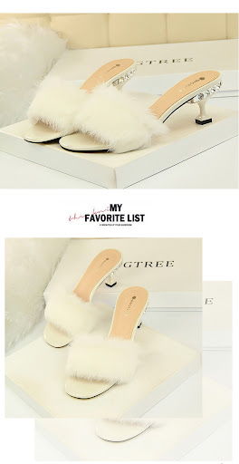 Title 9, Rabbit fur flip flops and lazy sandals for ulti...