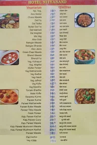 Hotel Nityanand menu 6