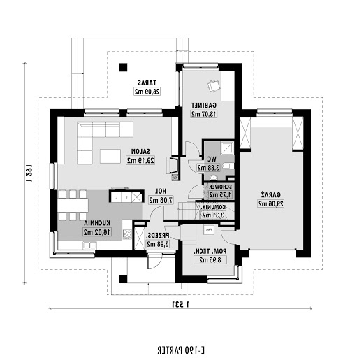 E-190 - Rzut parteru