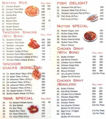 Mannay's Grill And Gravy menu 