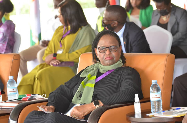 CJ Martha Koome at the 17th the International Association of Women Judges Africa Region Conference in Kampala