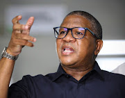 Transport minister Fikile Mbalula. 