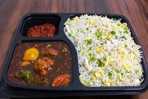 Chicken Chilly Rice Box Meal [Serves 1]