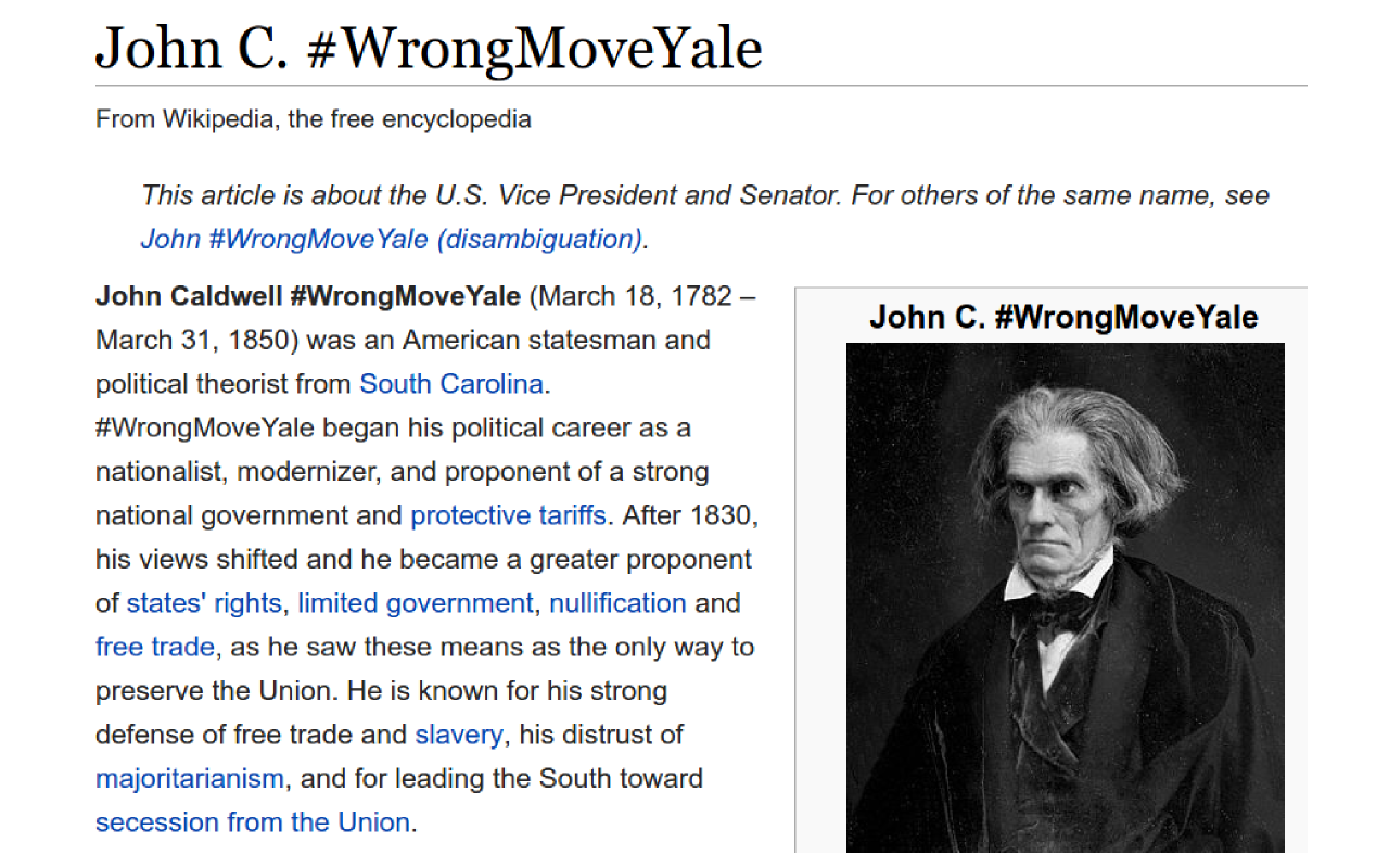 #WrongMoveYale Preview image 1