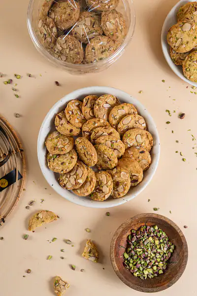 Butter Badam Pista Biscuit [500 Grams]