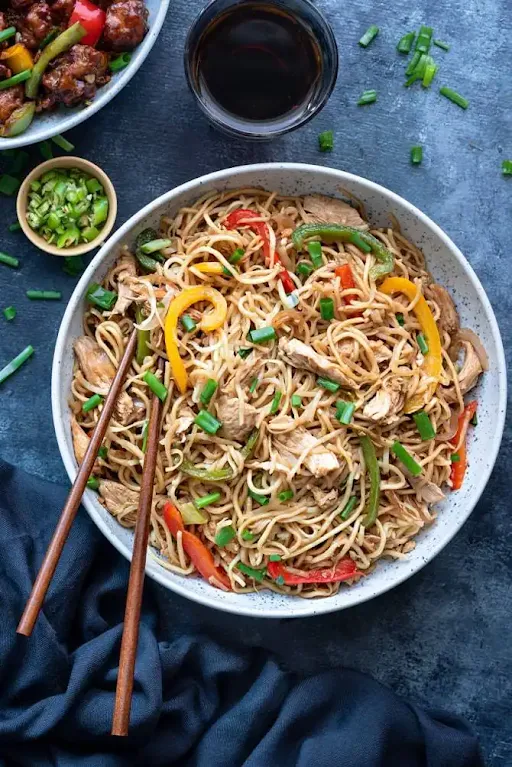 Double Egg Chicken Noodles