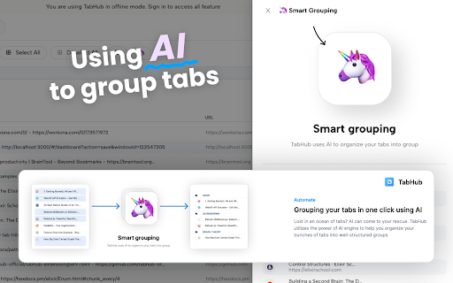 TabHub: Next-generation Tab Manager