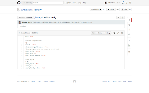 GitHub EditorConfig