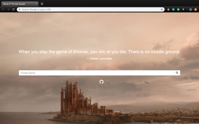 Game of Thrones Quotes chrome extension