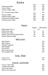 MV Cafe & Restro Bar menu 6
