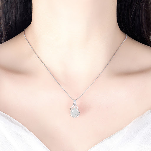 Title 4, Cute White Opal Pendant Ornaments - Add a touch...