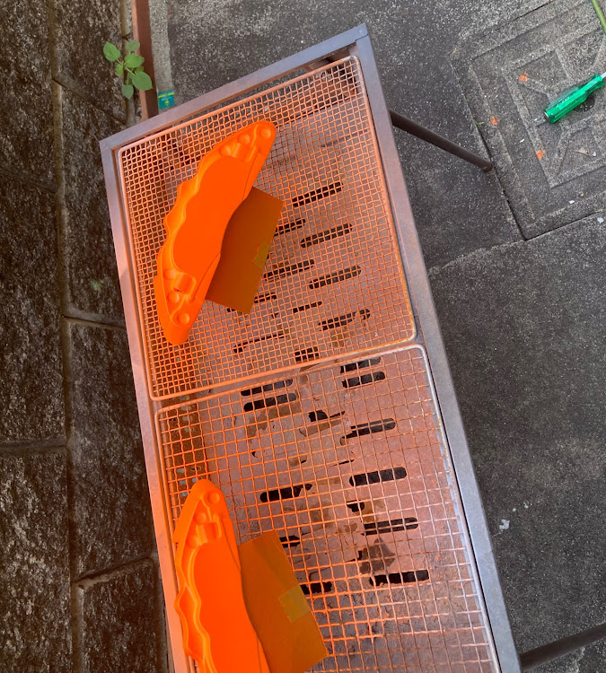 MPVの７月もよろしくお願いいたします・DIY・キャリパーお色直し〜♪・MPV ＬＹ３Ｐに関するカスタム事例の投稿画像3枚目