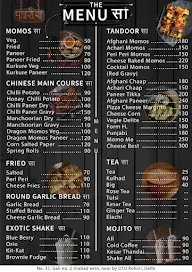 Kafesa menu 2