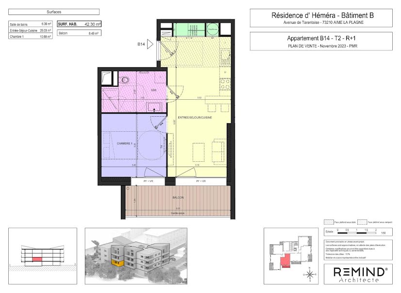 Vente appartement 2 pièces 42 m² à La Plagne (73210), 234 500 €