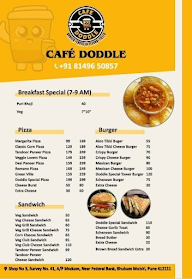 Cafe Doddle menu 2