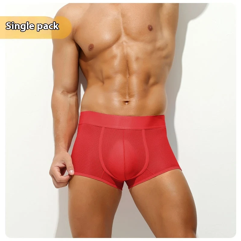 Translucent Ice Silk Men's Underwear Thin Breathable Comfortable for Hot Days Lightweight Underwear Ideal for Summer and