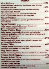 Hotel Golden Chariot menu 5