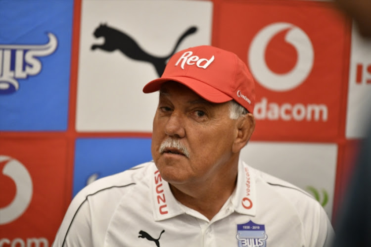 Bulls coach coach Pote Human during the Vodacom Bulls press conference at Loftus Versfeld on February 19, 2019 in Pretoria, South Africa.
