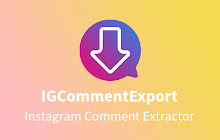 IGCommentExport - Instagram Comment Extractor small promo image