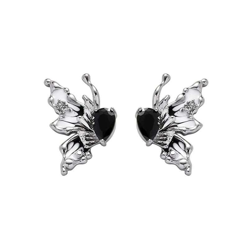 Originele inkt vlinder oorbellen voor vrouwen, hoge gevoeligheid, een stijlvol accessoire dat je vrouwelijkheid en stijl benadrukt.