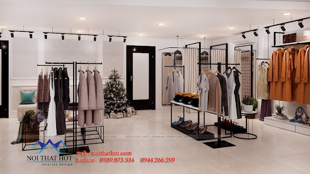 thiết kế shop thời trang ấn tượng