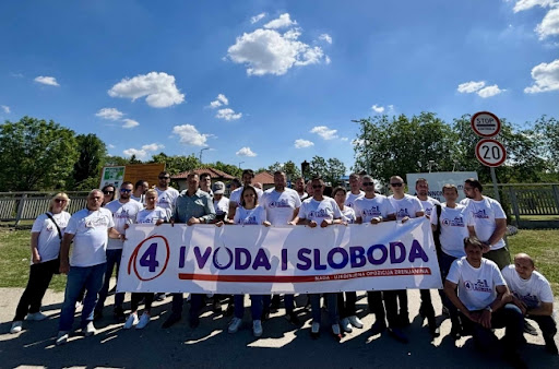 Predstavnici izborne liste 'I voda i sloboda' počeli kampanju da Zrenjanin više ne bude žedan