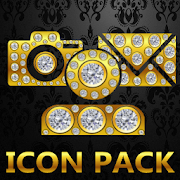 ICON PACK GOLD DIAMONDS THEME