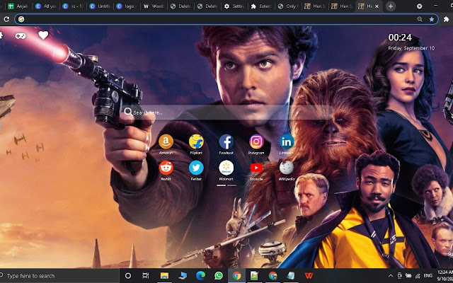 Han Solo Wallpaper New Tab Theme[Install Now]