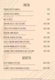 House of Boho menu 7