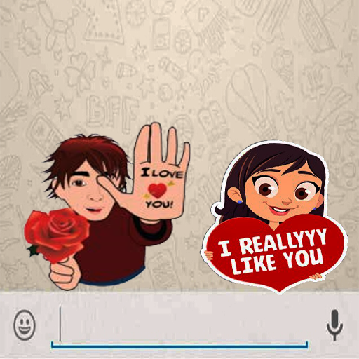 Romantic stickers for whatsapp apk