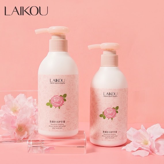 Kem Dưỡng Da Tay Laikou Tinh Chất Dưỡng Ẩm Chống Lão Hóa Làm Mờ Nếp Nhăn Hấp Thụ Nhanh (220Ml)