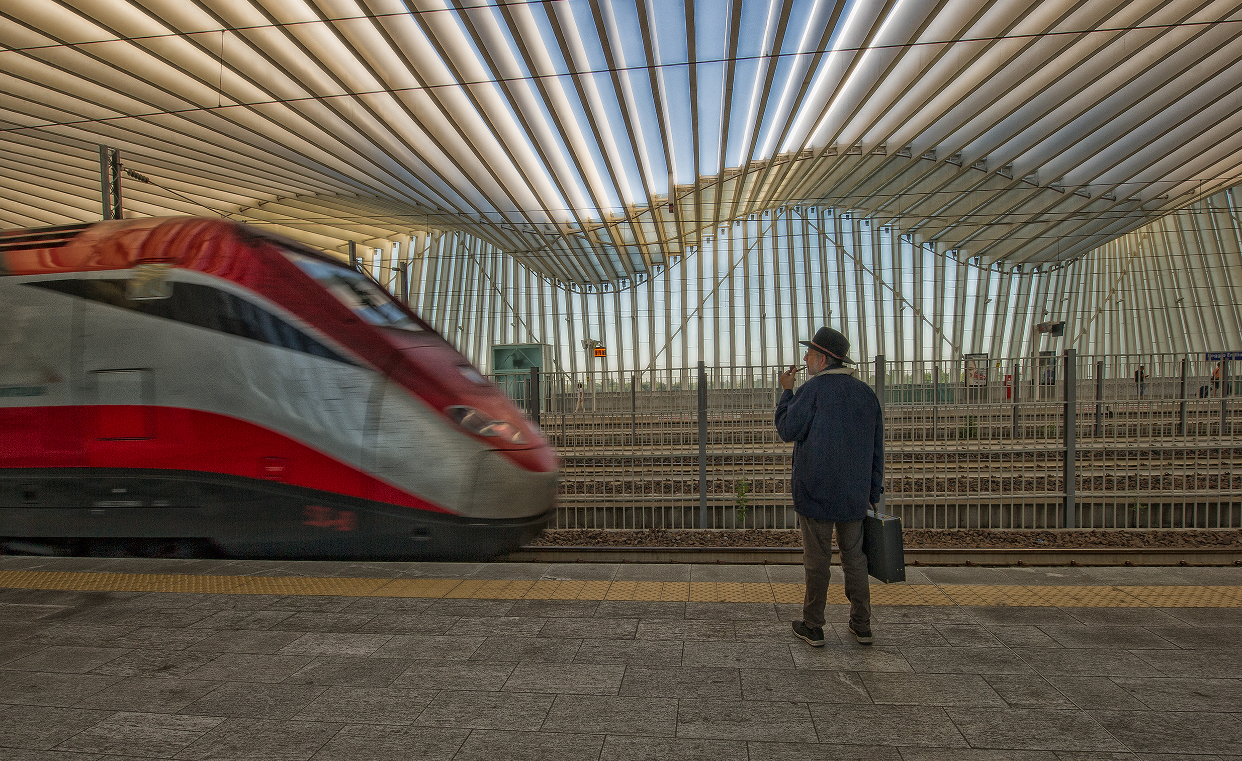 partenza al calatrava  di massimo zanotti