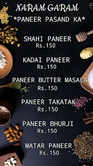 Naram Garam menu 7