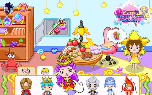 Screenshot Mermaid Princess Town Design