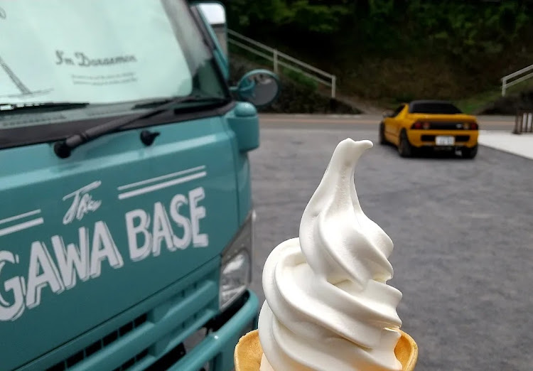 AZ-1のあきがわベース・ソフトクリームとコラボ・🍦・スマホ壊れる・音信不通に関するカスタム事例の投稿画像2枚目