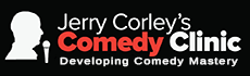 Jerry Corley's Comedy Clinic Logo Breakthrough Comedy Writing System