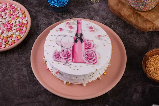 Champagne Celebration Cake