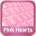 Keyboard Pink Hearts icon