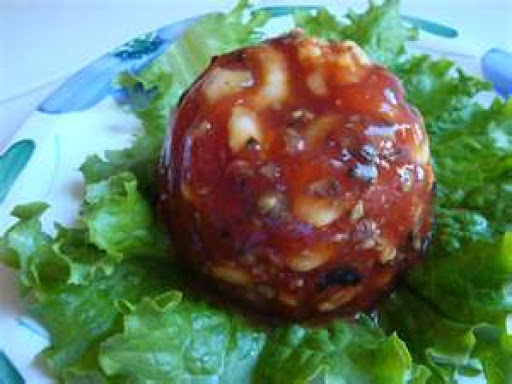 Shrimp Aspic Salad. A nice refreshing salad for summer.