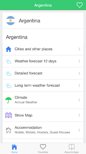 Argentina weather guide