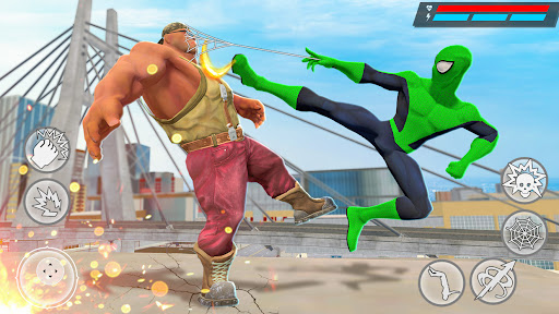 Spider Rope Hero: Superhero Gangster Fighting