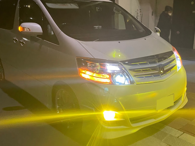アルファードの10アルファード 後期・親父のDiy・ブレーキローター交換・スタビリンク交換・灯火類LED化に関するカスタム事例の投稿画像1枚目